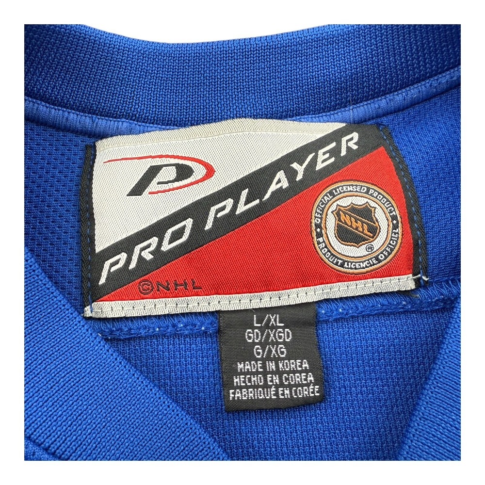 Pro Player Youth L/XL Blue New York Rangers Vintage NHL Hockey Jersey - Picture 4 of 5